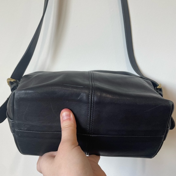 Vintage Coach||Mercer Leather Crossbody Bag, with original hangtag in Black - Picture 4 of 11